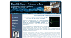 Desktop Screenshot of davidmoorelegal.com
